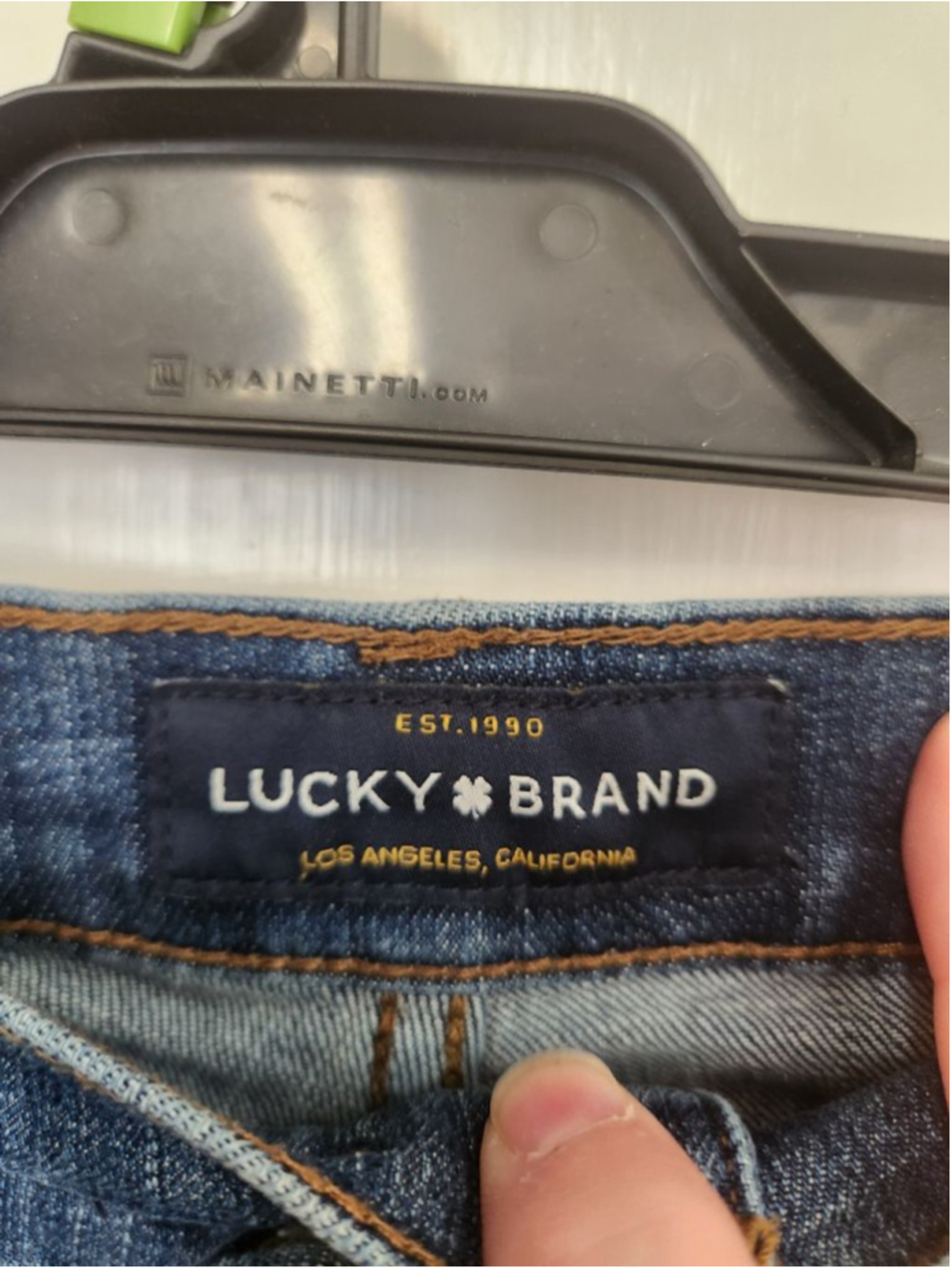 Lucky Brand Blue Slim Straight Jeans Waist 32 Inseam 30 - Picture 6 of 12